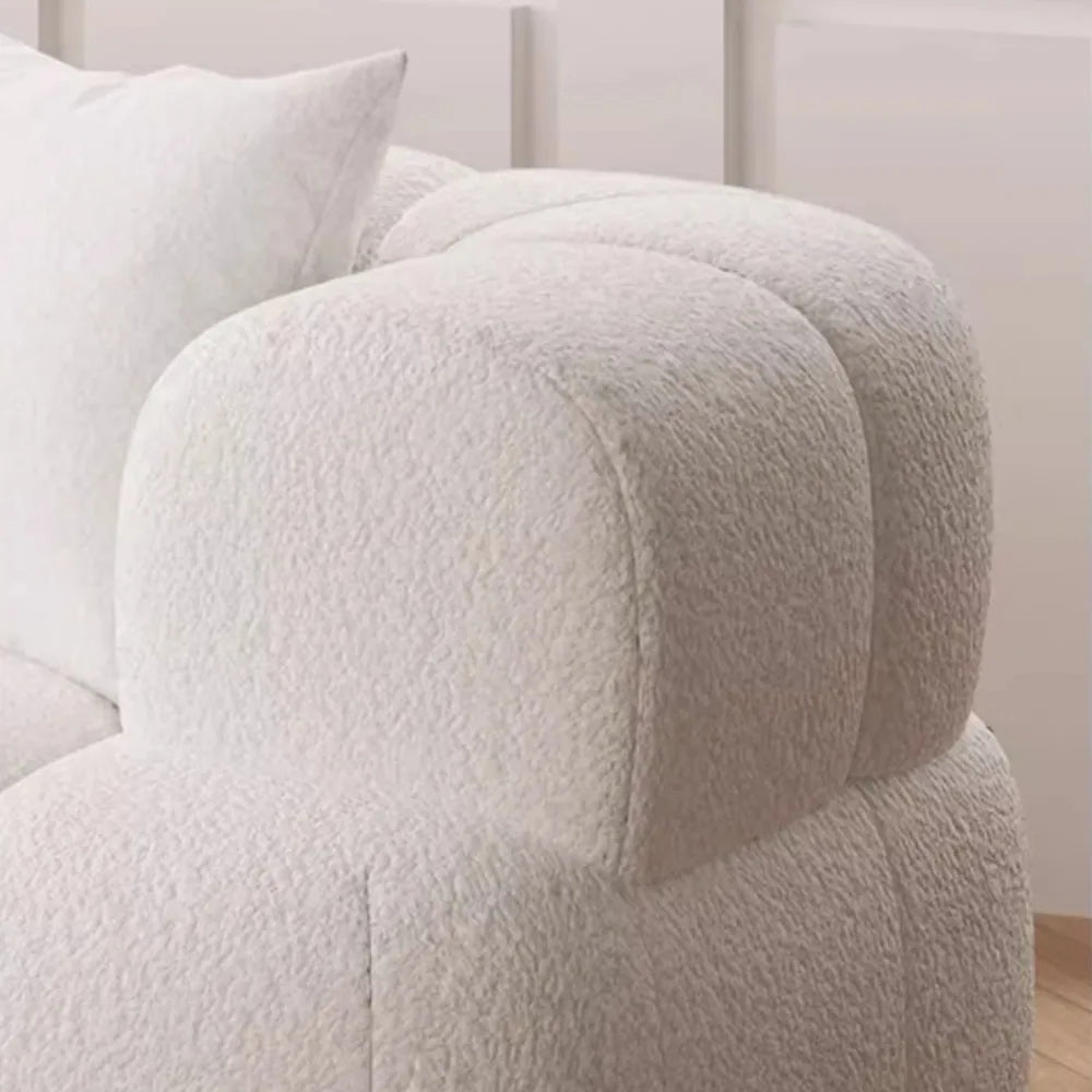 Soft Pillows Stylish European Modern Plush Reclining Sectional Sofa Comfortable Living Room Furniture Trendy Mueble Home Decor