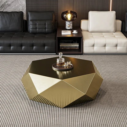 Minimalist diamond coffee table high-end small apartment hotel KTV special-shaped light luxury coffee table