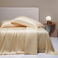 Premium 4/6pcs Egyptian Cotton Bed Sheet Set Soft Long Staple Cotton Bedding Set Luxury Silky Fitted Sheet Flat Sheet Pillowcase