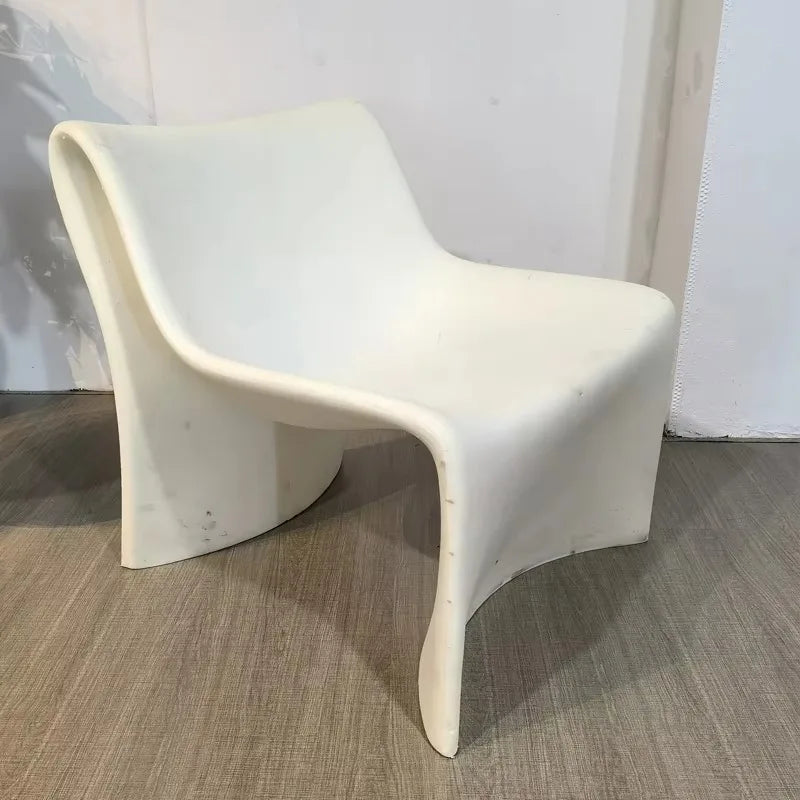 Modern Living Room Furniture Single Unique Shape Sponge Velvet Sofa Chair Fabric Sofa Leisure Accent Chair