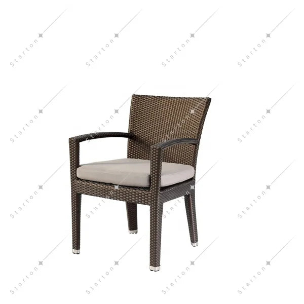 Modern Outdoor Garden Patio Restaurant Furniture Set Rattan Dining Tables and Chairs Outdoor Garden Furniture Sets