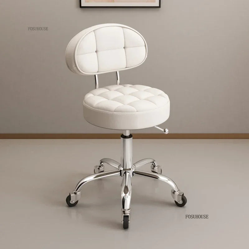 Backrest Pedicure Chair Barber Shop Pulley Hairdressing Chairs Lifting Manicure Stool Design Hair Salons Furniture Barber Chair