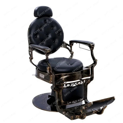 WWAluminum Alloy Frame Haircut Barber Chair Can Be Lifted And Rotated To Put Down The Chair