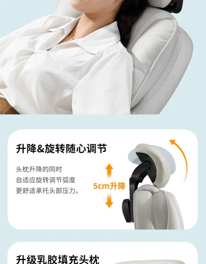 Headrest Pillow Office Chair Cushion Wheels Leather Luxury Modern Office Chair White Lounge Cadeiras De Gamer Home Accessories