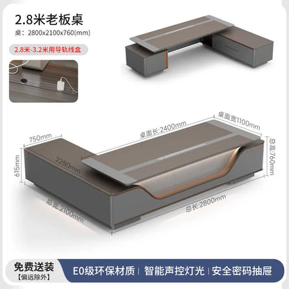 Drawers Wood Office Desks Organizer Stand Computer Portable Office Desks Study Modern Mesas De Computador Office Furniture