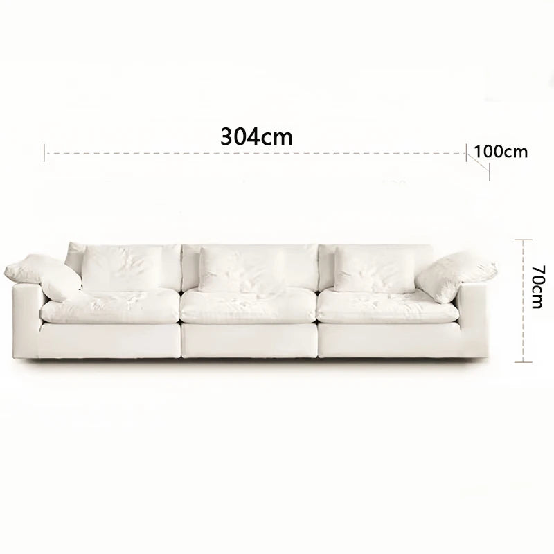 Vacuum compression cloud sofa lazy chenille fabric small apartment living room free combination module sofa furniture