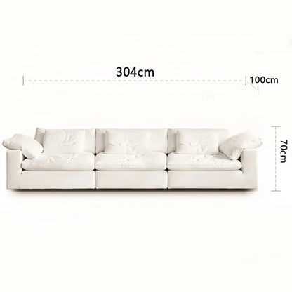 Vacuum compression cloud sofa lazy chenille fabric small apartment living room free combination module sofa furniture
