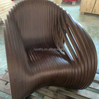 Wood parameter furniture living room contemporary design rocking chair classic single solid wood slice combination seat