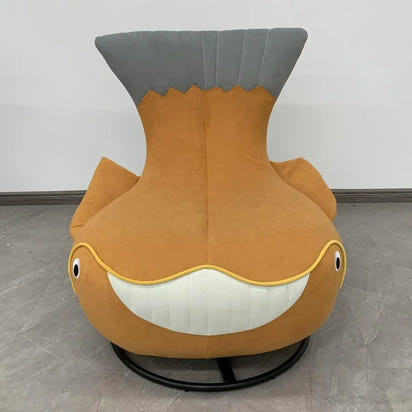 New network red rotating sofa chair animal whale lounge chair shark small apartment balcony lazy sofa