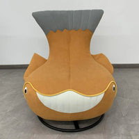 New network red rotating sofa chair animal whale lounge chair shark small apartment balcony lazy sofa