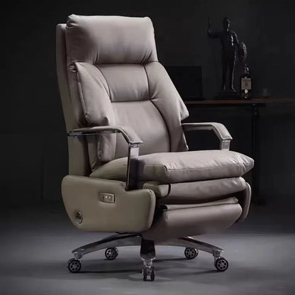 Electric massage boss chair, computer chair, comfortable sitting, office chair, backrest, reclining sofa chair