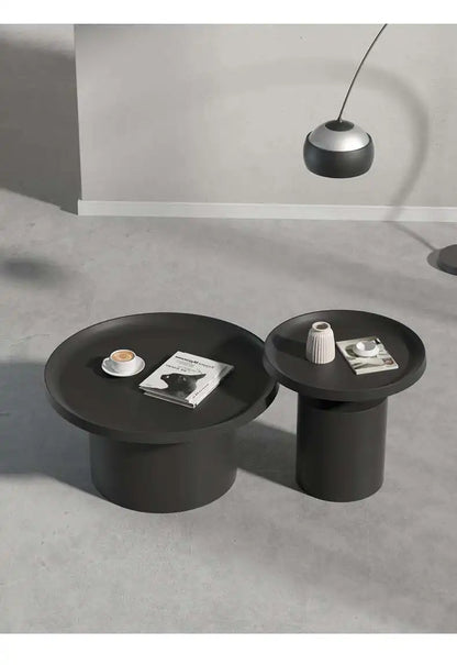 Set Round Table Nordic Center Modern Folding Metal Coffee Tables Storage Mesas Furniture GPF40XP