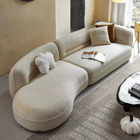Interior Cream Style Modern Living Room Sofa Simple Designer Minimalist Relaxing Aesthetics Decor Muebles Lounge Suite Furniture
