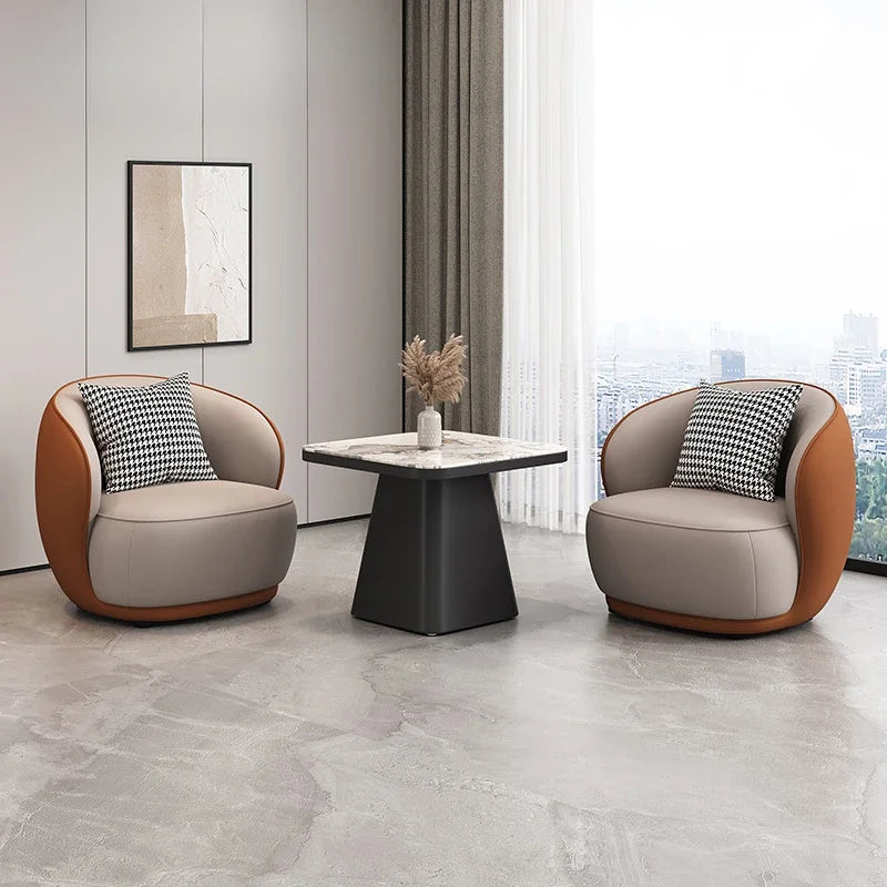 Lounge Modern Set Of 2 Chairs Nordic Modern Stools Table Luxury Office Reception Sedie Da Soggiorno Living Room Furniture