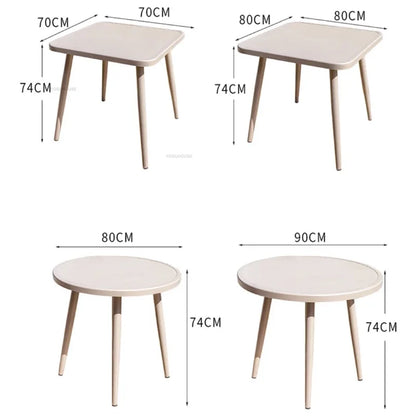 Outdoor Garden Furniture Sets Waterproof Open-air Balcony Aluminum Alloy Chair Outdoor Furniture Sets Courtyard Table and Chair