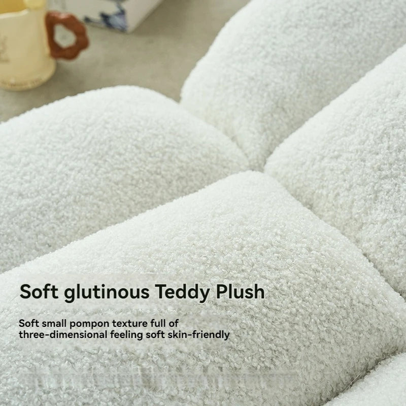 Cloud roll folding lazy sofa tatami backrest bay window lounge chair living room bedroom balcony floor internet famous sofa