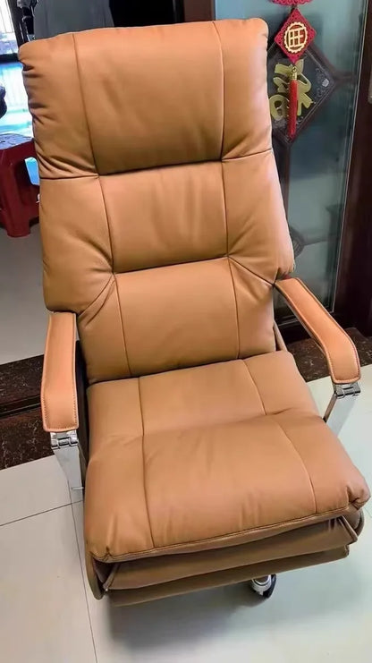 Electric massage boss chair, computer chair, comfortable sitting, office chair, backrest, reclining sofa chair