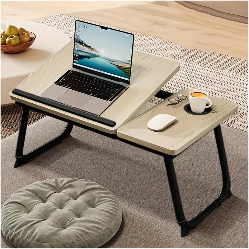 Adjustable Foldable Laptop Desk Portable Ergonomic Stand for Bed Sofa Notebook