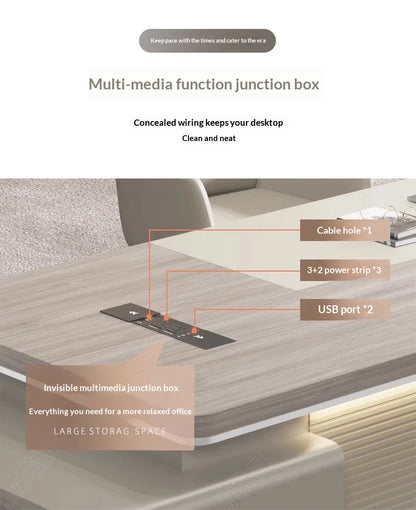 Computer Desk Modern Height Adjustable Electric Standing Workstation Memory Preset Home Office Professional Furniture Beauty