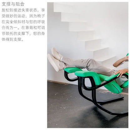 Gravity balance chair, European new living room bedroom multi-functional single sofa chair