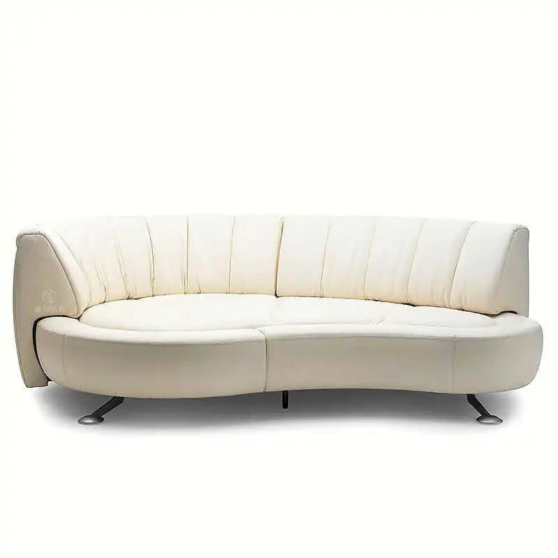 Rotating high backrest, curved push-pull activity, high-end designer Internet celebrity sofa