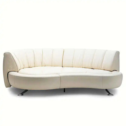 Rotating high backrest, curved push-pull activity, high-end designer Internet celebrity sofa