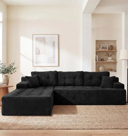 Modular Sectional Sofa Couches L-Shape Couch 3 Seat Modular Sofa Memory Foam Sectional Couches for Living Room,, Customized