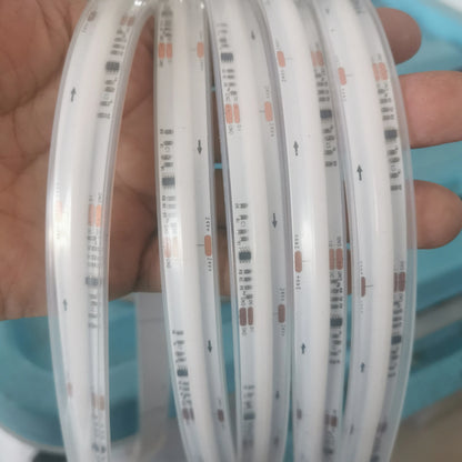COB RGBCCT Waterproof IP67 DC24V LED Strip Light  84RGB CCT Dotless Flexible FCOB LED Tape Ribbon Lamp for Room Decoratio0LEDs/m