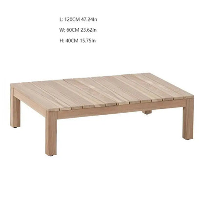 Hotselling All Weather Patio Garden Furniture Hotel Pool Sofa Set Outdoor teak Wood Sofa