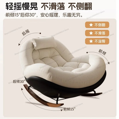 For Rocking Chair Recliner, Living Room Home Leisure Adult Sofa