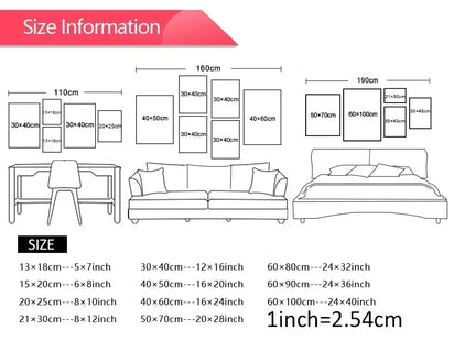 Golden green minimalist abstract art canvas painting, high-quality wall painting poster printing, living room bedroom porch h