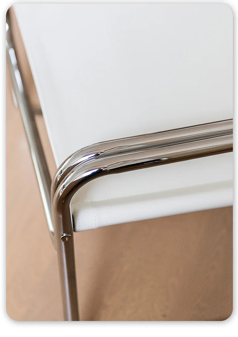 JOYLIVE Single Sofa Chair Designer Bauhaus Casual Chair Stainless Steel Saddling Coffee Chair Shooting Prop New Dropshipping