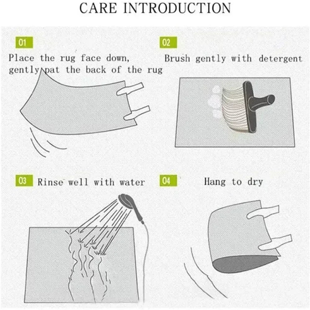 Blue Striped Living Room Rug Light Luxury Sofa Coffee Table Door Mat Retro Bedroom Lounge Non-slip Large Area Carpet Home Decor