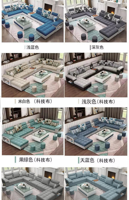 Luxury Minimalist Sofa Multifonction Sectional Storage Massage Sofa Modern Living Room Muebles Para El Hogar Home Furniture