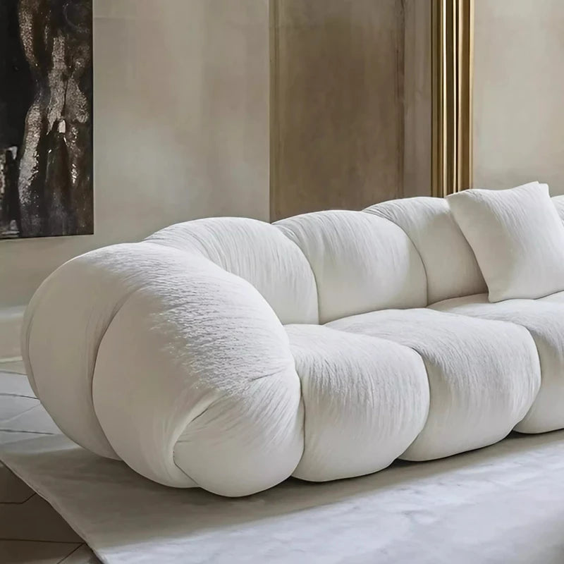 Italian Minimalist Sofa Villa Large Flat Floor Furniture High Luxury International Hall W9