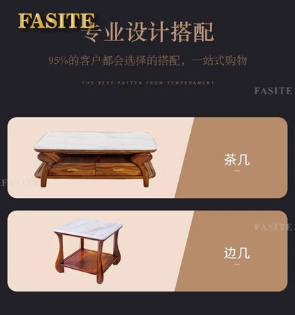 New Chinese ebony leather modern high-end living room home sofa furniture