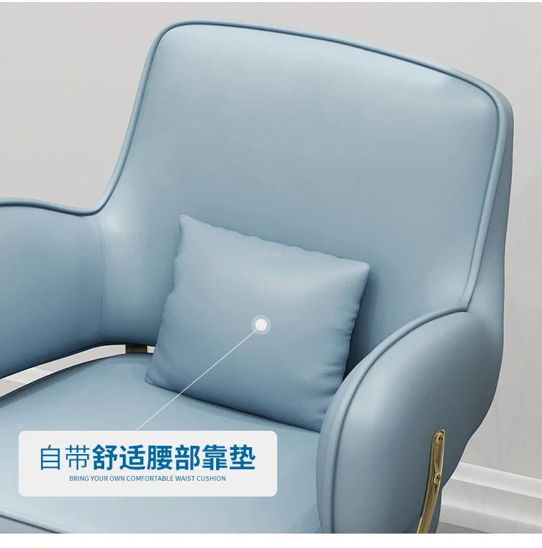 Beauty Salon Chair professional Hairdressing Chairs Stainless Steel Barber Chairs Modern Salon Furniture simple Lift Swivel Seat