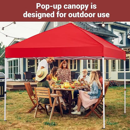 Easy Pop-Up Canopy, Outdoor Screen Tent with Mesh Mosquito Netting Side Walls, Pop Up Tent, Waterproof for Camping Party Yard