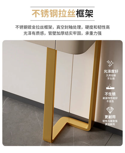 Italian Luxury Console Table With Storage Thin Living Room Entrance Console Table Rectangle Glam Woonkamer Tafel Furniture