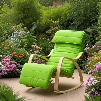 Modern Swivel Recliner Rocking Chair with Adjustable Footrest for Living Roompromote sales