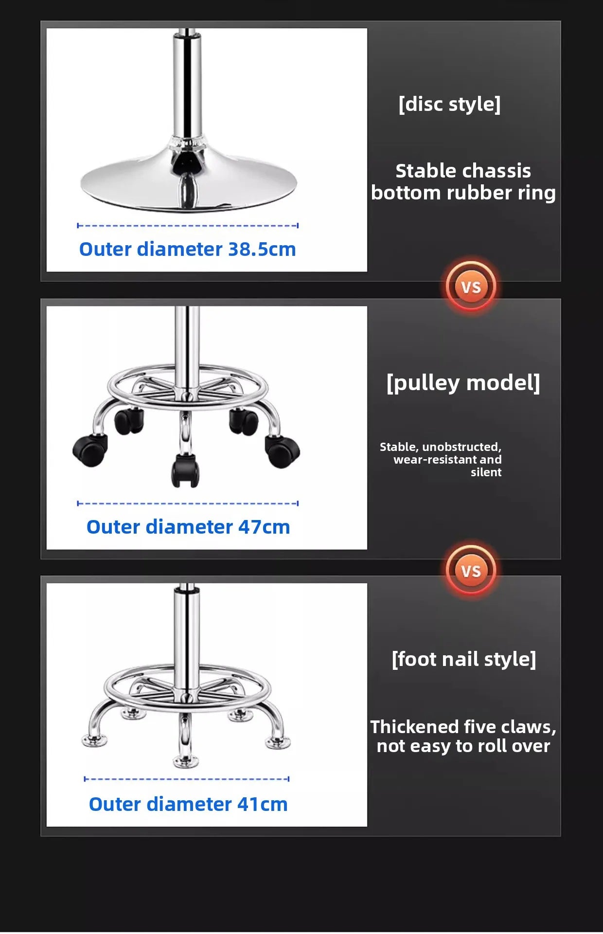 New Bar Chair Laboratory Special Beauty Nail Stool Lifting High Stool Work Stool