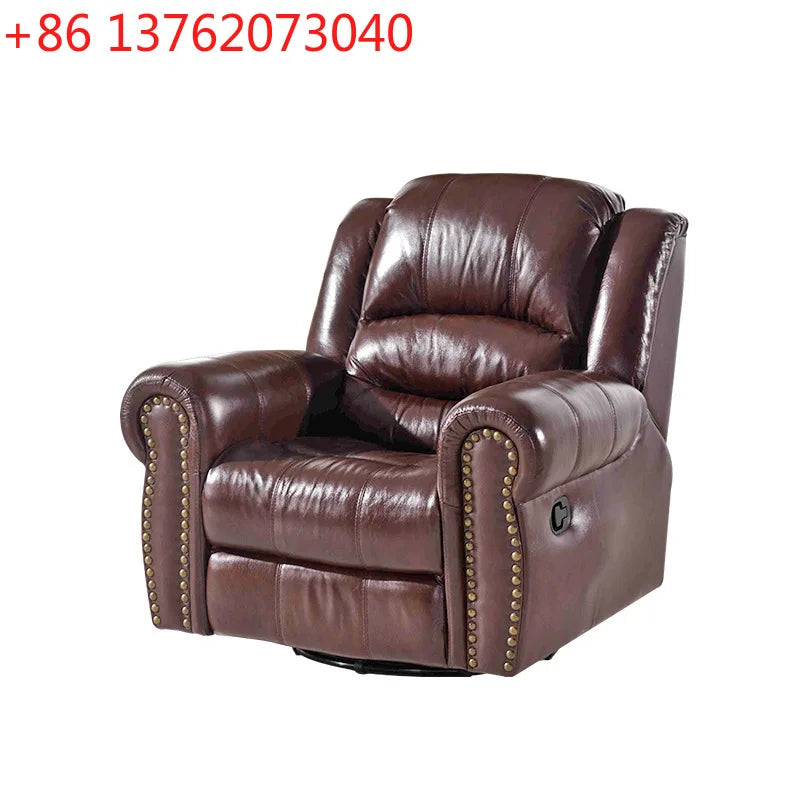Living room furniture combination first-class electric cabin multifunctional rivet sofa chair