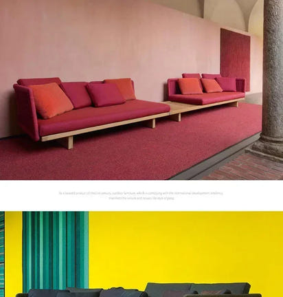 combination furniture Outdoor sofa, outdoor leisure terrace, patio, rattan sofa, teak villa, hotel, garden balcony