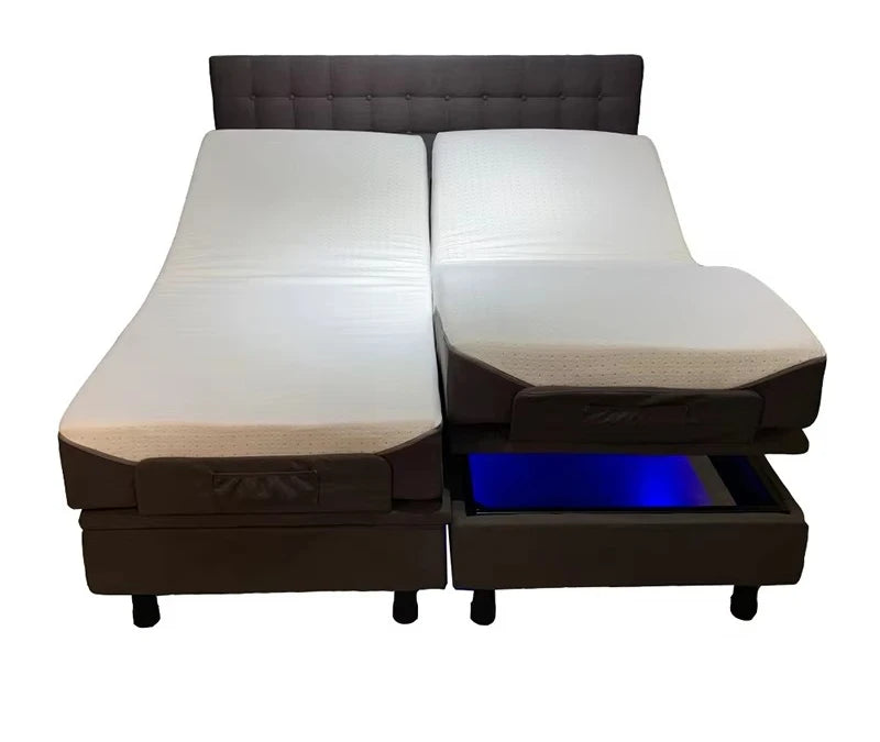 Split King Adjustable Bed Slats Okin Motor Electric Adjustable Bed Split King Size Adjustable Electric With Massage Bed
