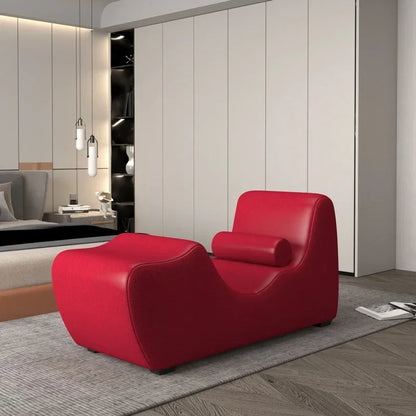 Balcony bedroom single lazy special-shaped sofa multifunctional bedside table hotel homestay lounge chair chaise longue
