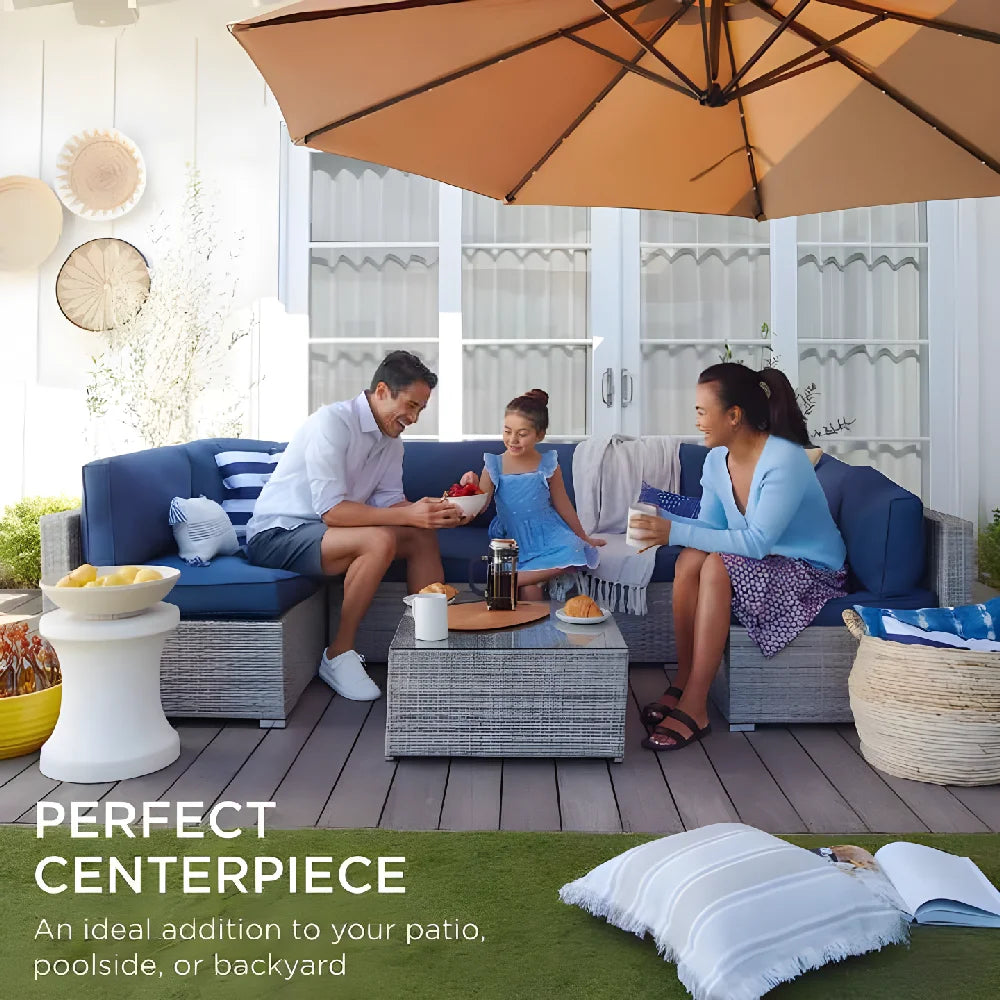 Hot Selling and Popular Leisure Rattan Sofa Home Set for Indoor or Courtyard Use