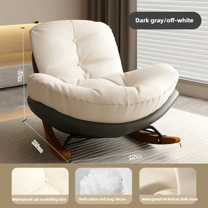 Sofa Penguin Rocking Chair Adult Lounge Chair Adult Living Room Snail Balcony Home Indoor Leisure Rocking Chair Recliner