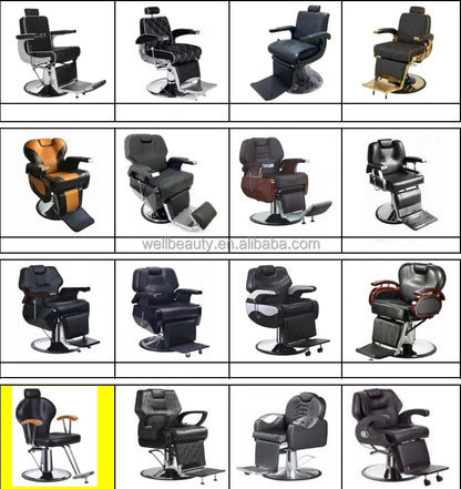 Retro Stylish King Beauty Hairdressing Armrest Hair Styling Classic Hydraulic Furniture Salon Barber Chair
