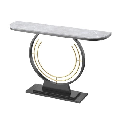 Light luxury rock slab entrance table against the wall Entry entrance cabinet Modern simple ultra-narrow decorative end view tab