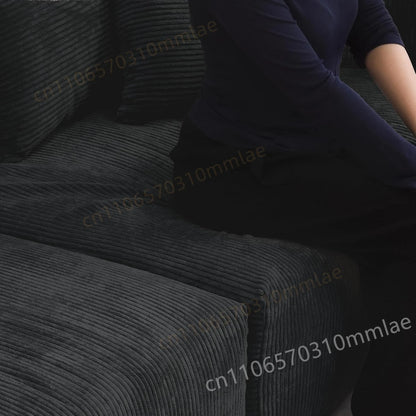 DIGGERA 181" Oversized Compressed Sofa Boneless Couch Modular Sofas for Living Room Huge 4-Seats Sectional Couches with Chaise